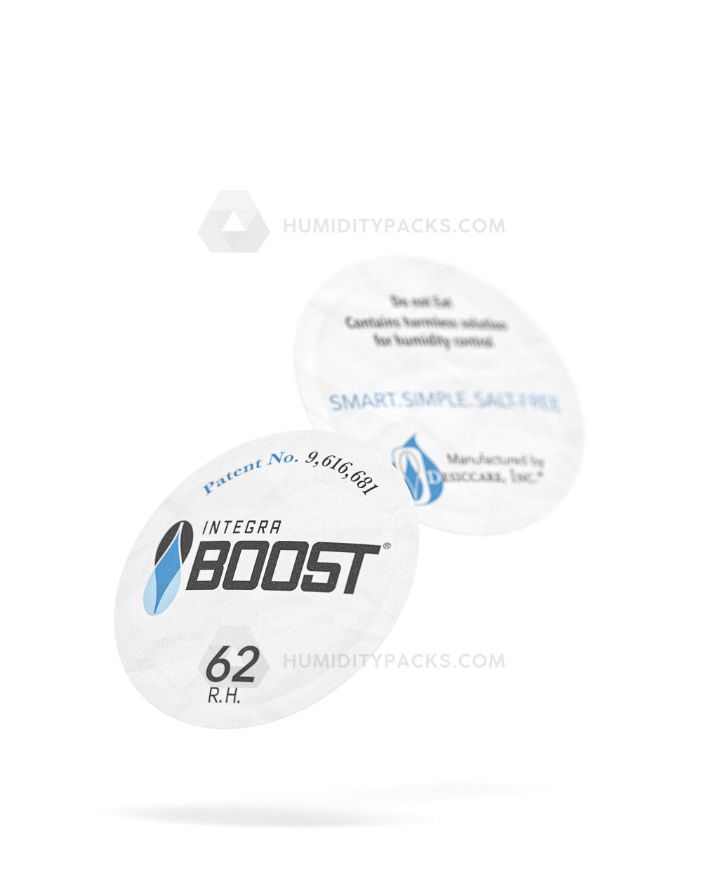 38mm Integra Boost 62% Humidity Packs 100/Box