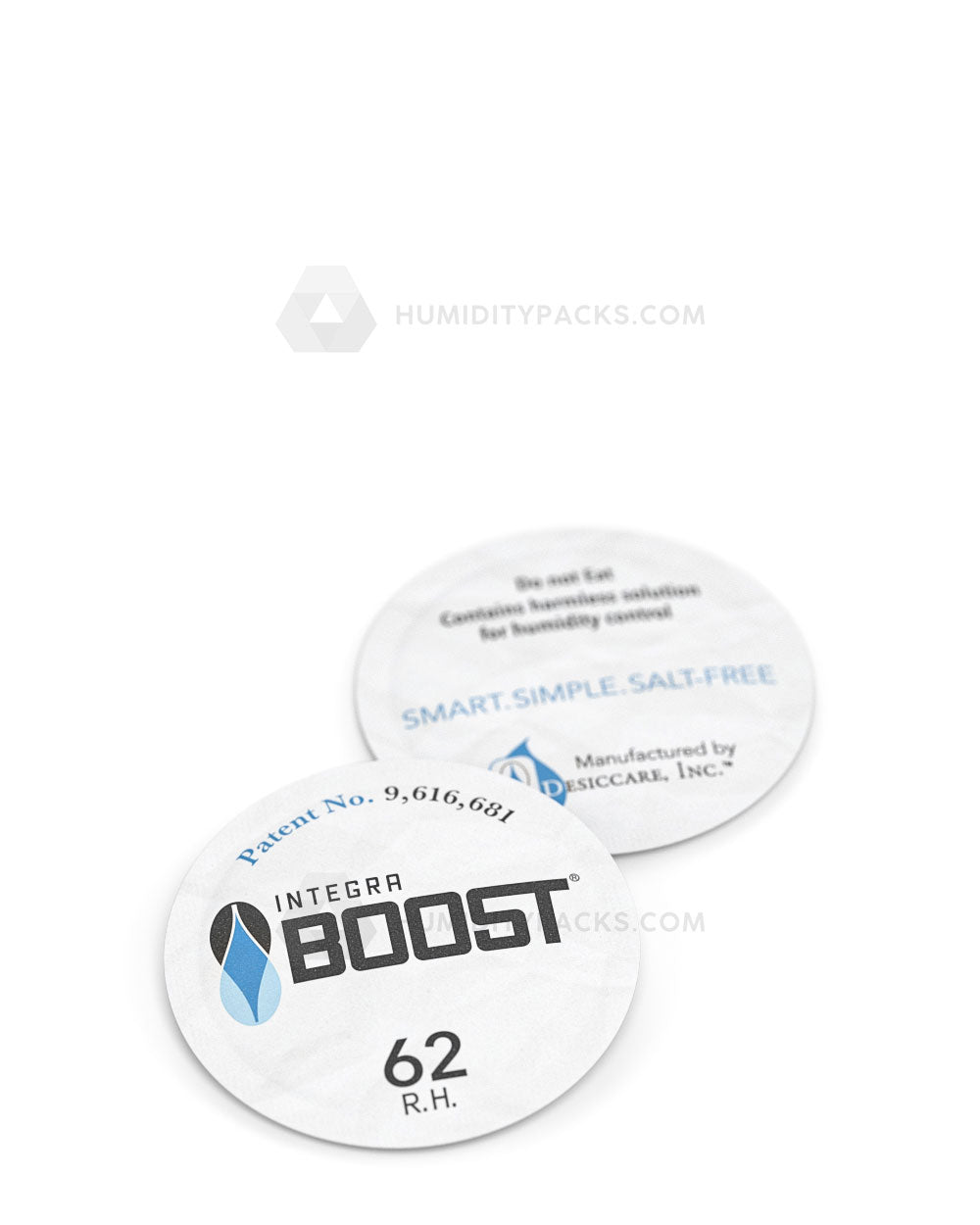 38mm Integra Boost 62% Humidity Packs 100/Box