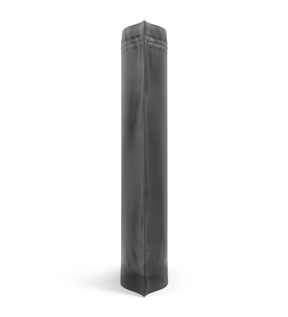 Matte-Black 14.6" x 16.4" Mylar Tamper Evident No Tear Notch PCR Bags (448 grams) 100/Box