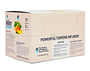 Integra Boost 67 Gram 2-Way Terpene Essentials Myrcene Humidity Packs (62%) 12-Box Humidity Packs - 5
