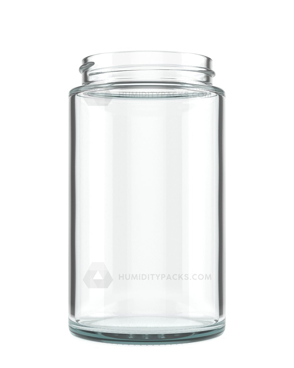 57mm Straight Sided Clear 10oz Glass Jar 72/Box Humidity Packs - 1