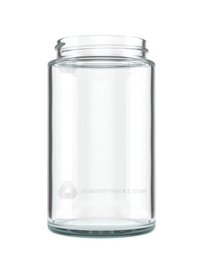 57mm Straight Sided Clear 10oz Glass Jar 72/Box Humidity Packs - 1