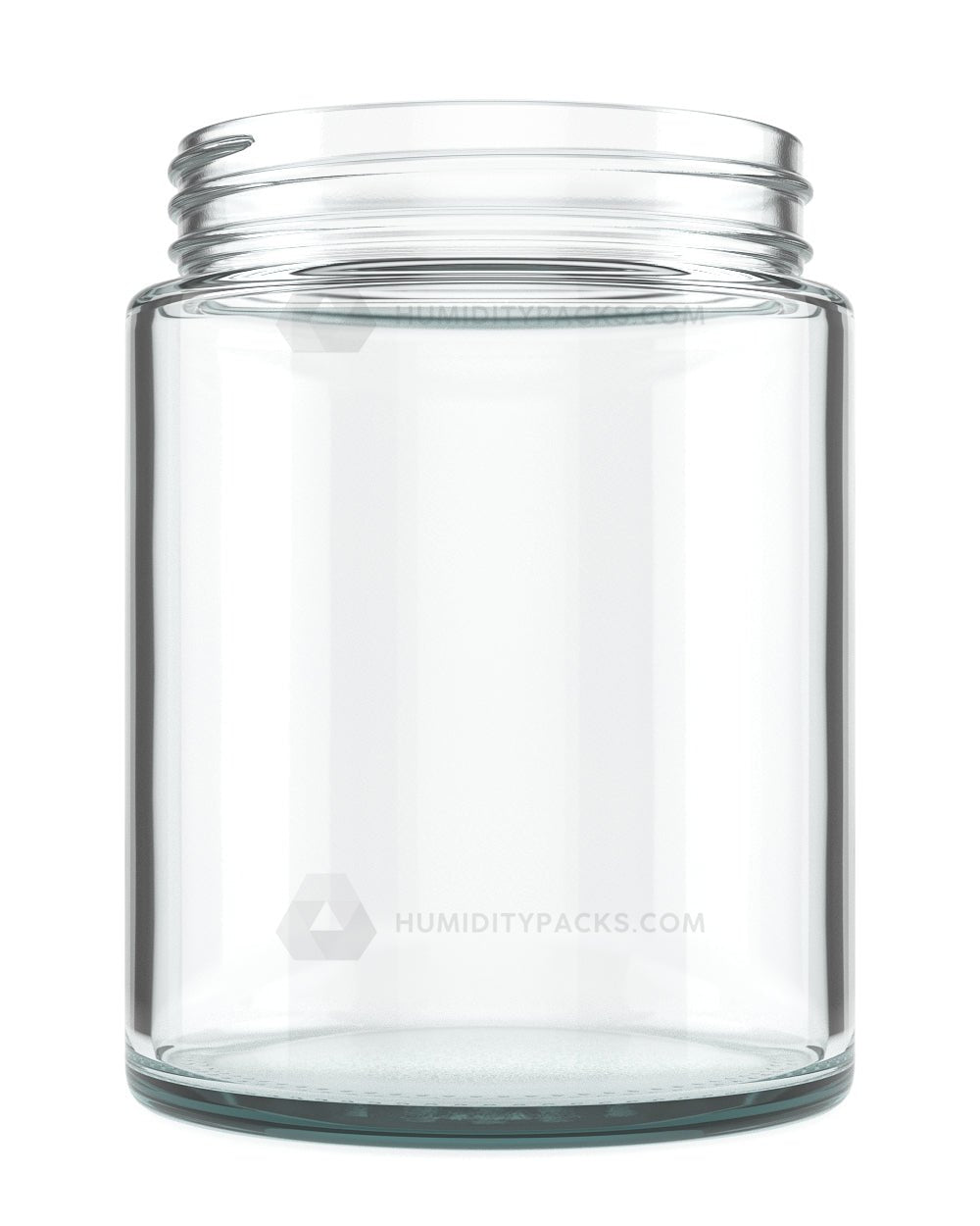 78mm Straight Sided Clear 18oz Glass Jar 48/Box Humidity Packs - 1