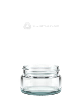 50mm Straight Sided Clear 1oz Glass Jar 200/Box Humidity Packs - 1