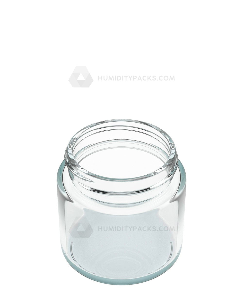 53mm Straight Sided Clear 3oz Glass Jar 32/Box Humidity Packs - 3