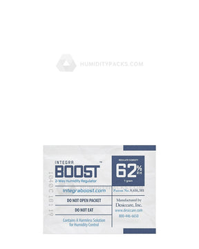 Integra Boost 1 Gram 62% 2-Way Humidity Packs 100/Box Humidity Packs - 3