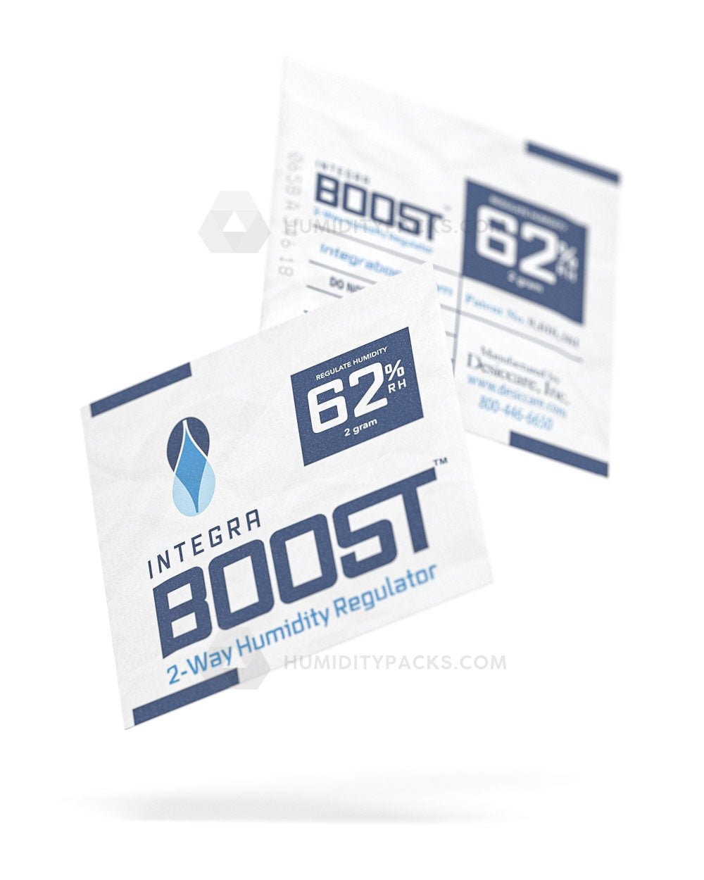 Integra Boost 2 Gram 62% 2-Way Humidity Packs 100/Box Humidity Packs - 6