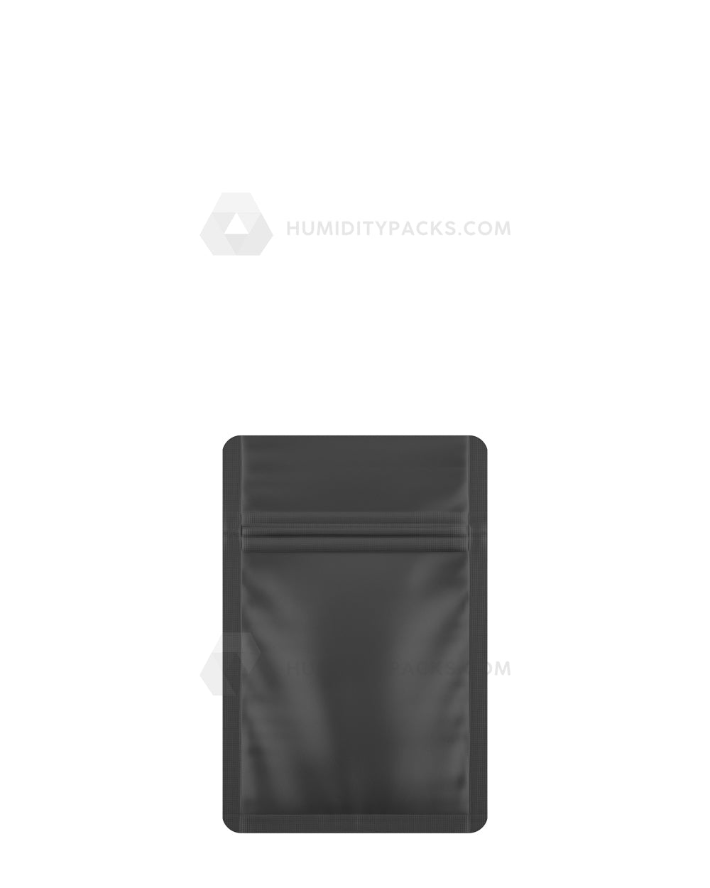 Matte-Black 3" x 4.5" Mylar Tamper Evident Bags (1 gram) 1000/Box