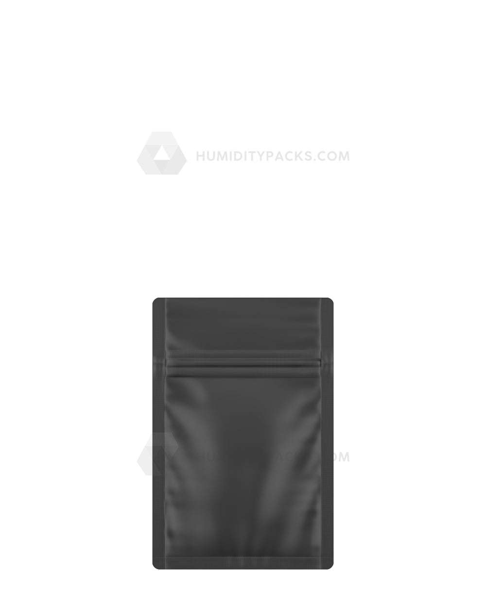 Matte-Black 3" x 4.5" Vista Mylar Tamper Evident Bags (1 gram) 1000/Box