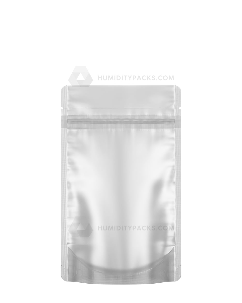 Matte-Silver 3" x 4.5" Vista Mylar Tamper Evident Vista PCR Bags (1 gram) 1000/Box