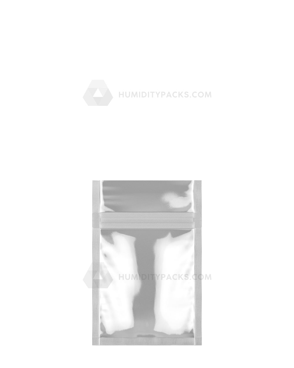 Glossy-Black 3" x 4.5" Vista Mylar Tamper Evident Bags for WA State (1 gram) 1000/Box Humidity Packs - 4
