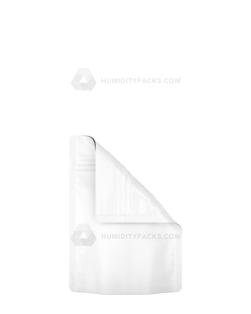 Matte-White 3.6" x 5" Mylar Tamper Evident PCR Bags (3.5 grams) 1000/Box