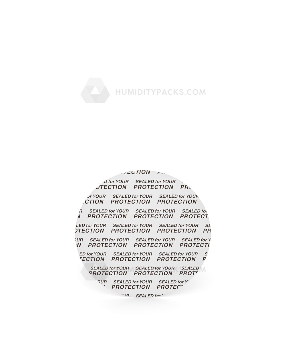 53mm Tamper Evident Pressure Sensitive Foam Inliners 120/Box Humidity Packs - 3
