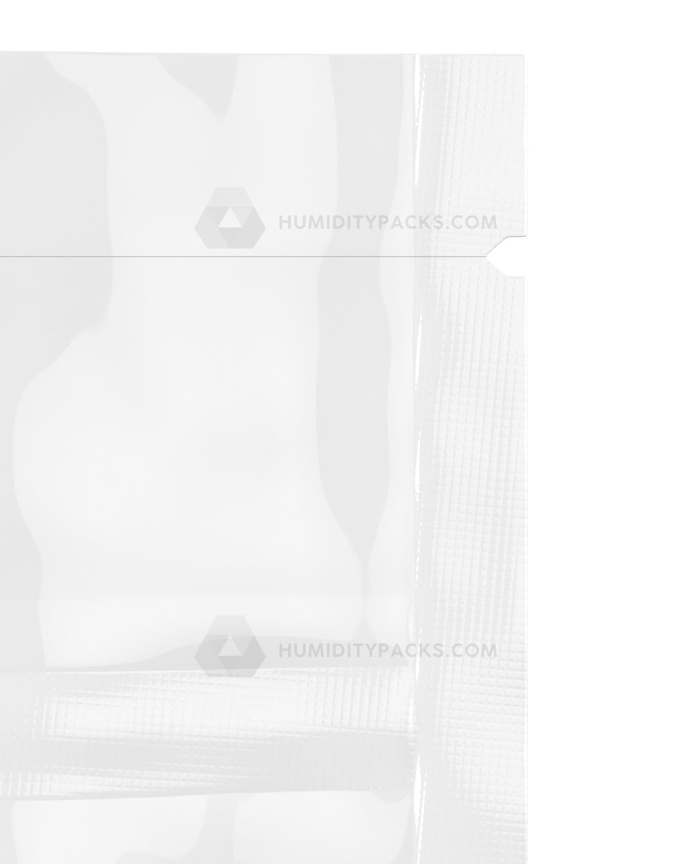 Glossy-White 3.6" x 5" Mylar Tamper Evident Bags (3.5 grams) 1000/Box