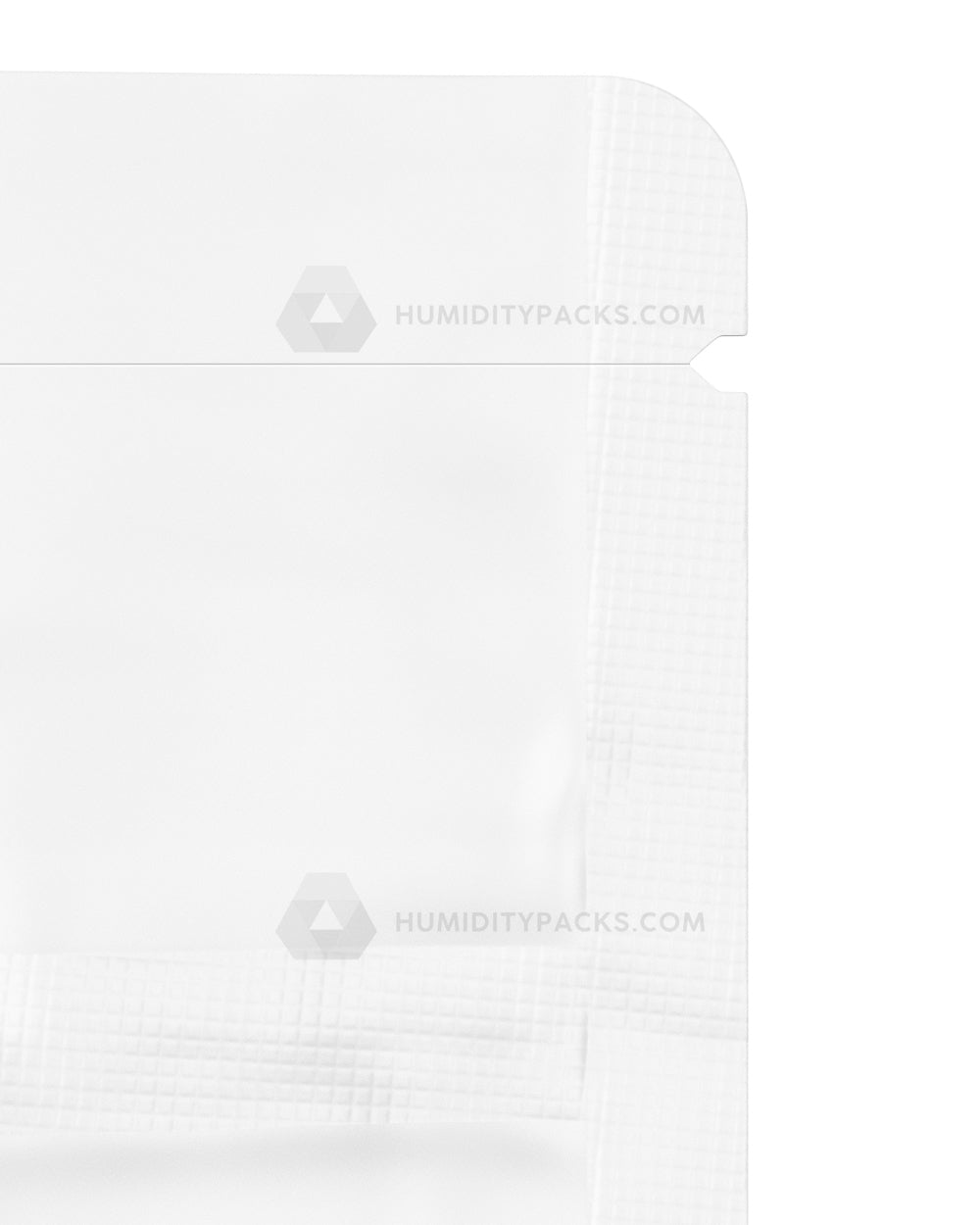 Matte-White 3.6" x 5" Mylar Tamper Evident PCR Bags (3.5 grams) 1000/Box