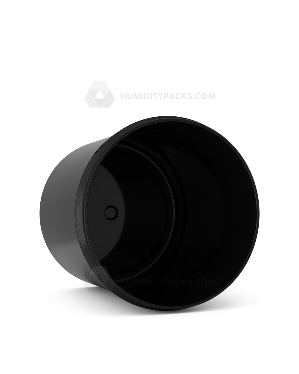 89mm Wide Mouth Straight Sided Black 16oz Plastic Jar 205/Box