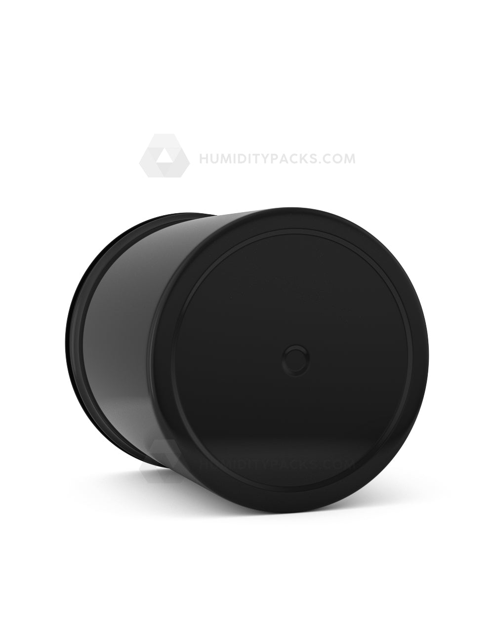 89mm Wide Mouth Straight Sided Black 16oz Plastic Jar 205/Box