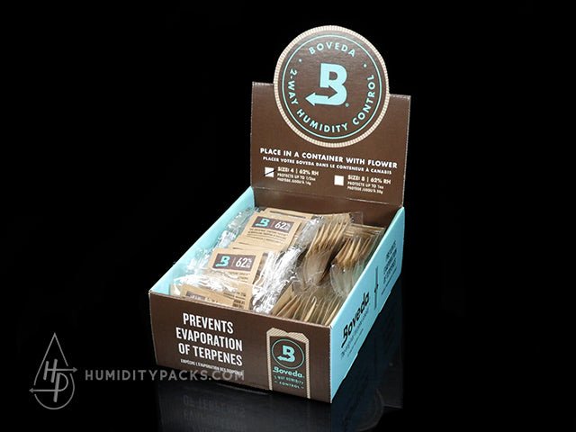 Boveda Humidity Packs 62% (4 gram) Master Case 125-Box Humidity Packs - 1