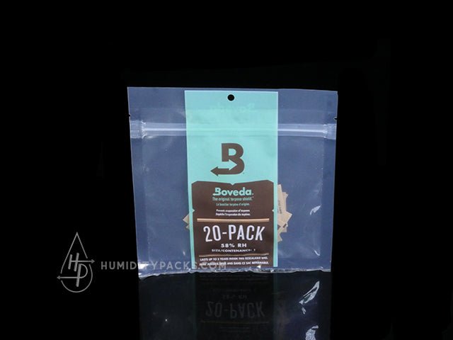 Boveda 58% Humidity Packs (1 gram) 20-Bag Humidity Packs - 1