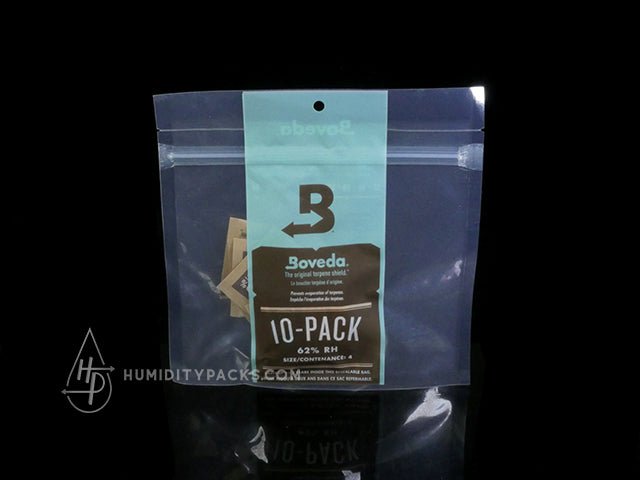Boveda Humidity Packs 62% (4 gram) 10-Bag Humidity Packs - 1