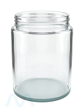 Straight Sided Clear Glass Jars | 78mm - 18oz - 48 Count - 1