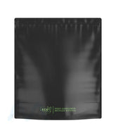 Tamper Evident | Matte Black Mylar PCR Bags (No Tear Notch) | 14.6in x 16.4in - 448g - 100 Count - 1
