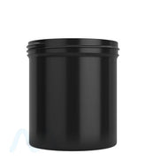 Wide Mouth Straight Sided Black Plastic Jars | 89mm - 16oz - 205 Count - 1
