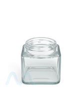 Cube Clear Glass V2 Jars | 50mm - 3oz - 80 Count - 1