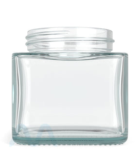 Cube Clear Glass V2 Jars | 50mm - 3oz - 80 Count - 4