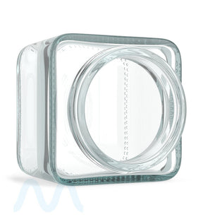 Cube Clear Glass V2 Jars | 50mm - 3oz - 80 Count - 5