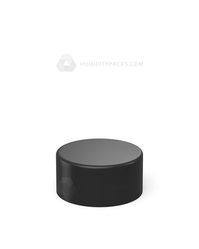 28mm Smooth Push and Turn Child Resistant Plastic Caps With Foil & Heat Liner - Black - 504/Box
