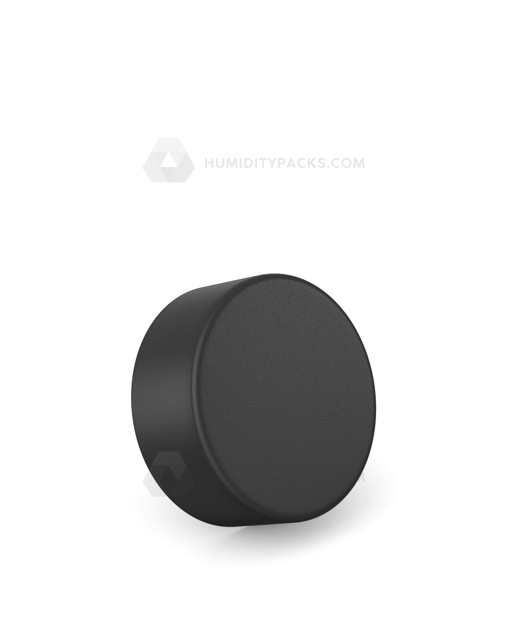 38mm Smooth Push and Turn Child Resistant Plastic Caps With Foil & Heat Liner - Black - 320/Box