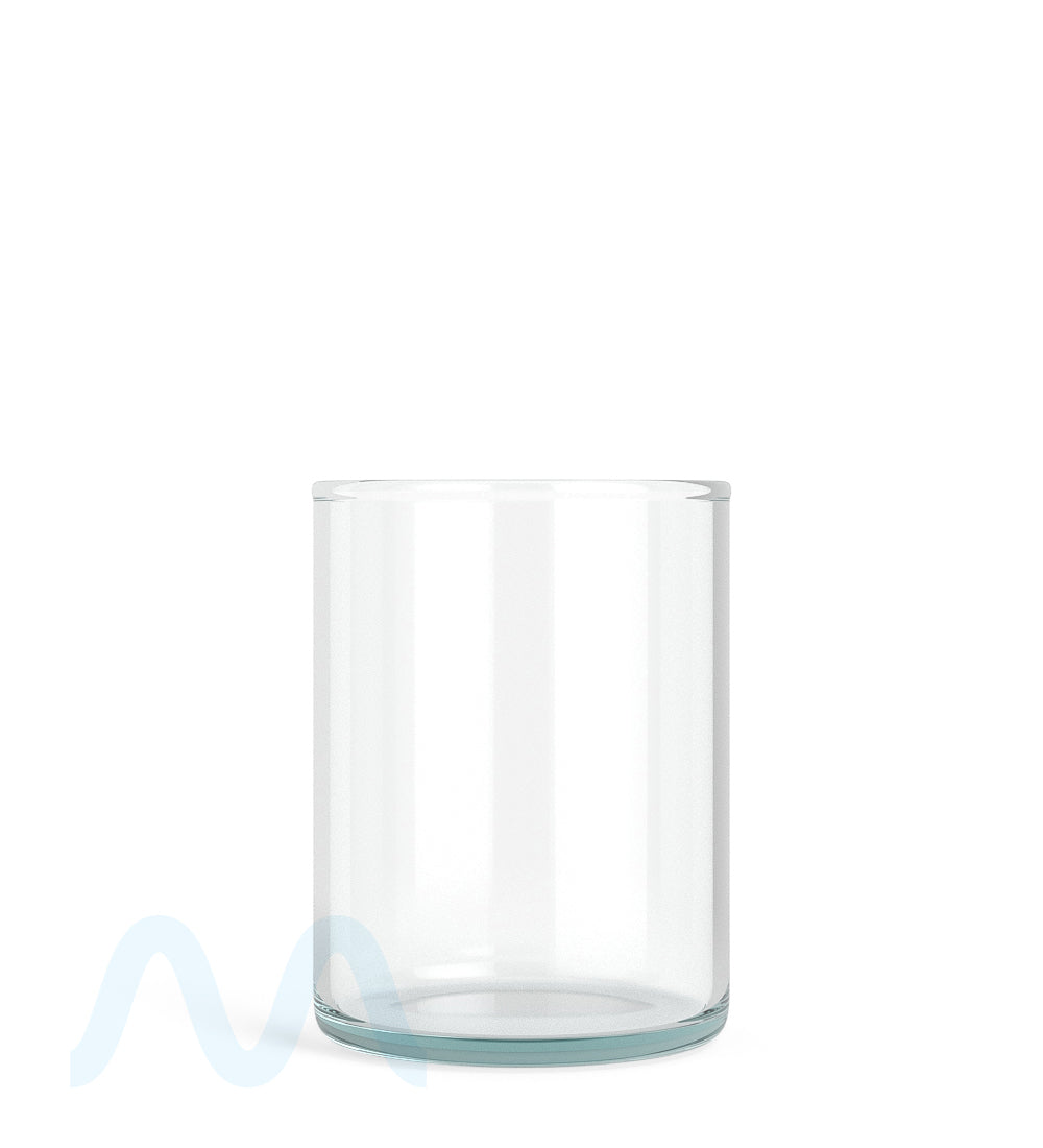 Straight Sided Clear Glass Jars w/ Wooden Lids