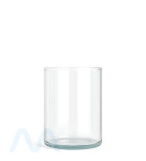 Straight Sided Clear Glass Jars w/ Wooden Lids