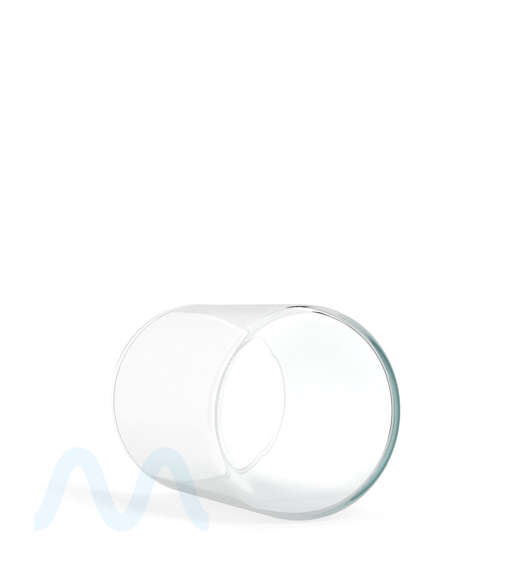 Straight Sided Clear Glass Jars w/ Wooden Lids