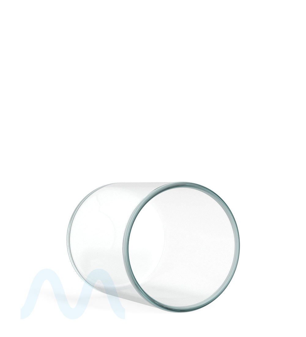 Straight Sided Clear Glass Jars w/ Wooden Lids