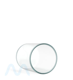 Straight Sided Clear Glass Jars w/ Wooden Lids