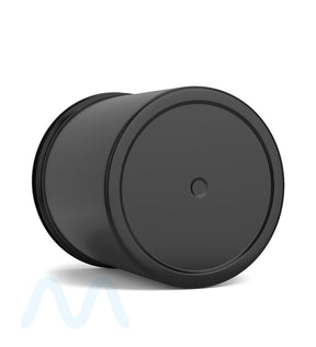89mm Wide Mouth Straight Sided Black 16oz Plastic Jar 205/Box