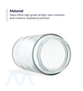 Straight Sided Clear Glass Jars | 57mm - 10oz - 72 Count - 4