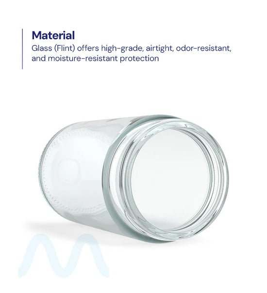 Straight Sided Clear Glass Jars | 50mm - 6oz - 80 Count - 2