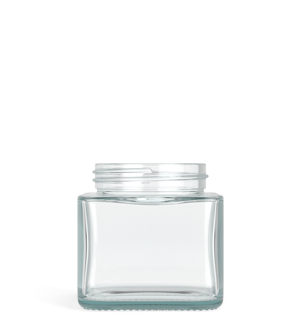 50mm Cube Clear 3oz Glass V2 Jars 80/Box