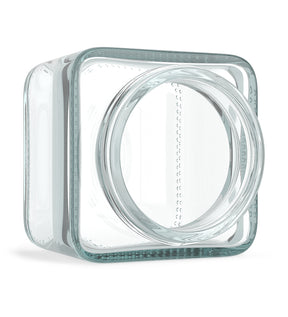 50mm Cube Clear 3oz Glass V2 Jars 80/Box