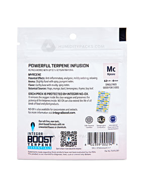 Integra Boost 4 Gram 2-Way Terpene Essentials Myrcene Humidity Packs (62%) 48-Box Humidity Packs - 3