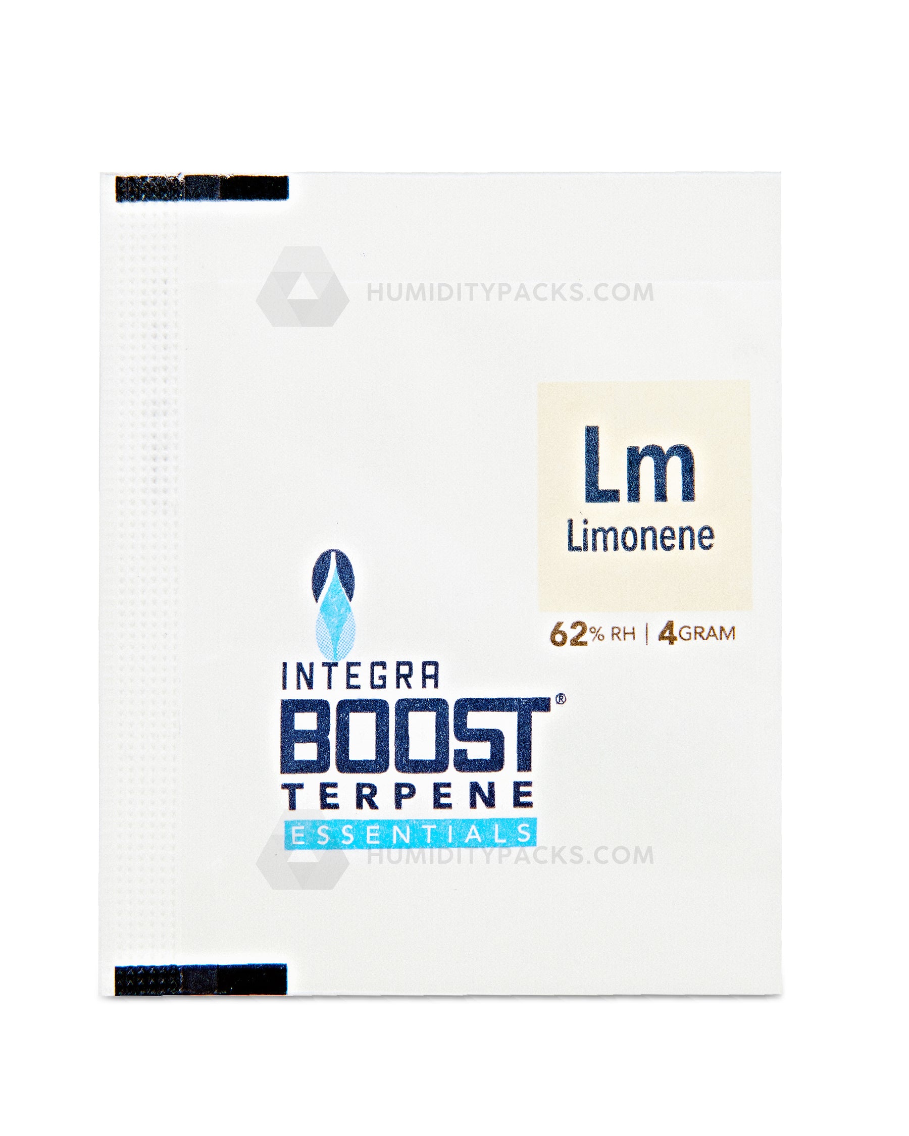 Integra Boost 4 Gram 2-Way Terpene Essentials Limonene Humidity Packs (62%) 48-Box Humidity Packs - 4