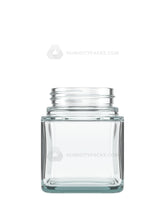 46mm Square Sided Clear 3oz Glass Jar 80/Box Humidity Packs - 1