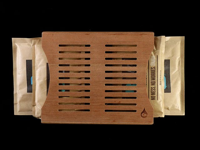 Boveda Wooden 4 Pack Holder Humidity Packs - 3