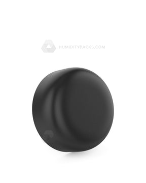 53mm Push and Turn Dome Child Resistant Plastic Caps With Foam Liner - Matte Black - 120/Box