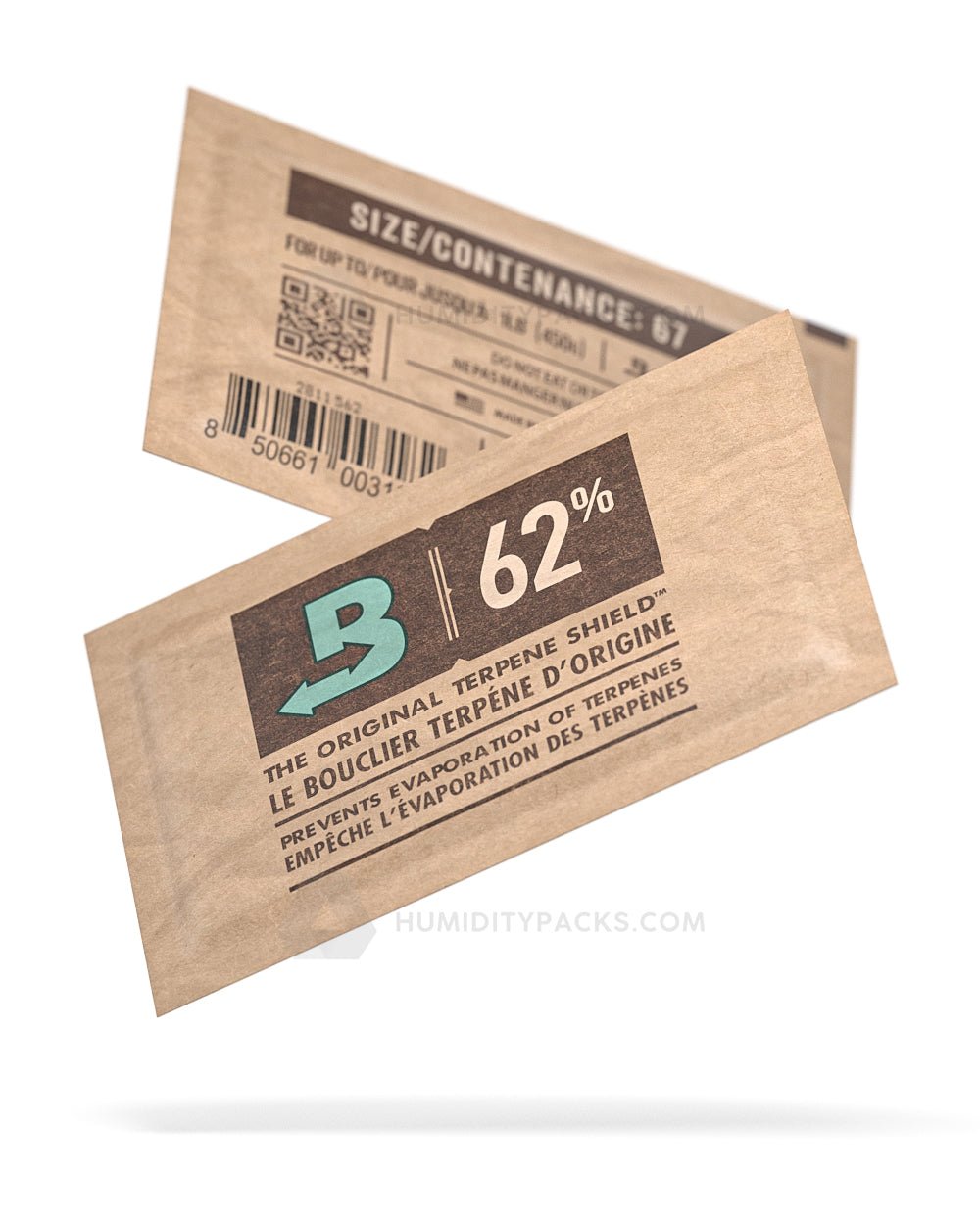Boveda Humidity Packs 58% (67 Gram) 12/Box
