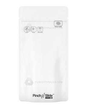 Matte-White 5" x 8.8" Pinch N Pull 3.0 Mylar Child Resistant & Tamper Evident Bags (14 grams) 250/Box