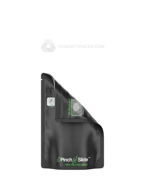Matte-Black 3.6" x 5.7" Pinch N Slide 3.0 Mylar Child Resistant & Tamper Evident Bags (3.5 grams) 250/Box Humidity Packs - 3